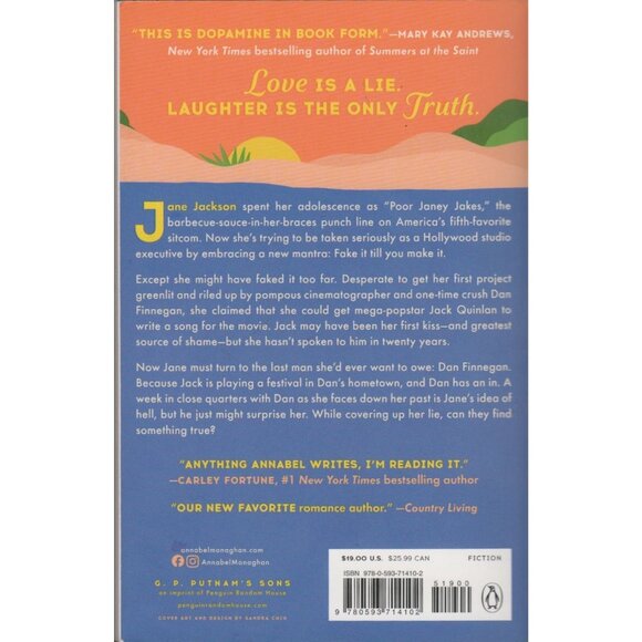 It's A Love Story Paperback Book by Annabel Monaghan 2025 Very Good Condition - Picture 2 of 2